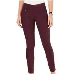 ALFANI Burgundy Skinny Pants 2P